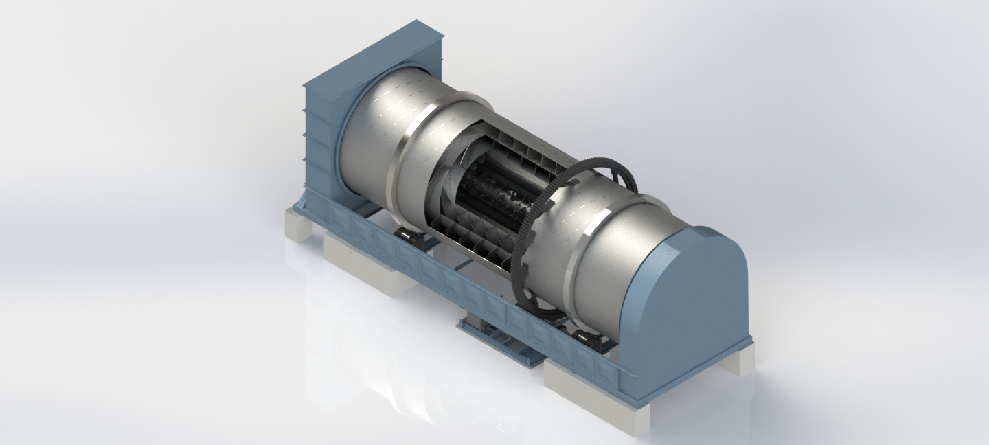 三回程酒糟烘干機結(jié)構(gòu)特點
