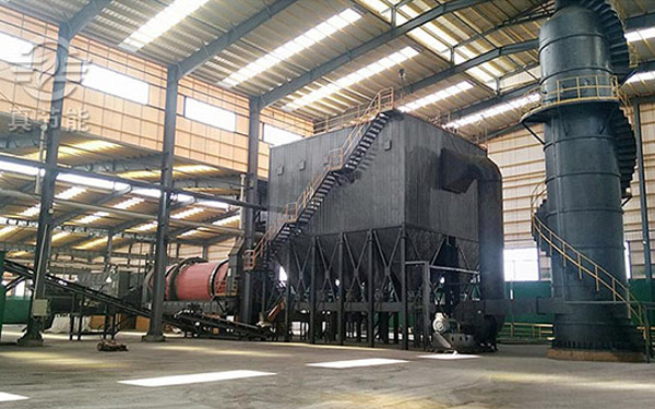 紅薯渣烘干機(jī)運(yùn)行現(xiàn)場(chǎng)