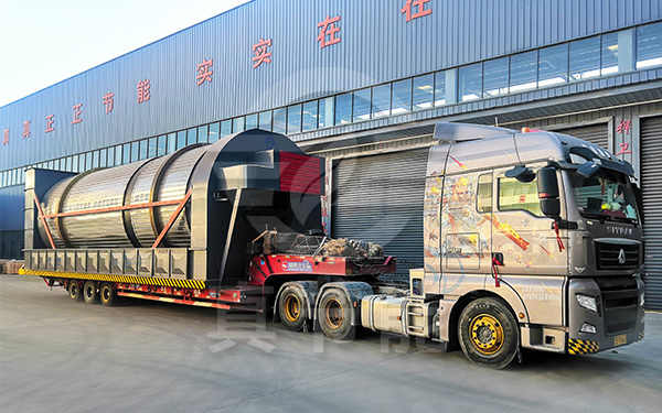 薯渣烘干設備發(fā)貨現場