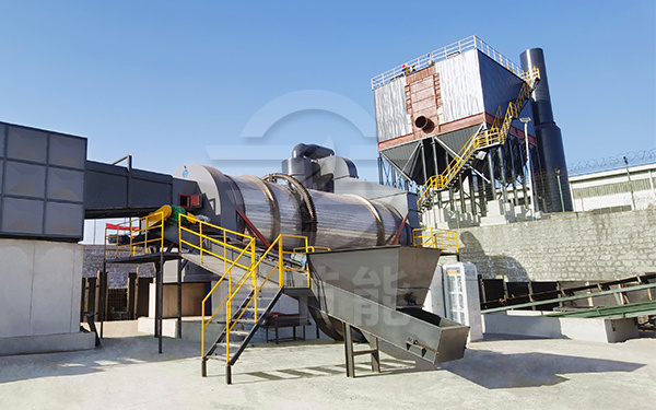 紅薯渣烘干機(jī)運(yùn)行現(xiàn)場(chǎng)