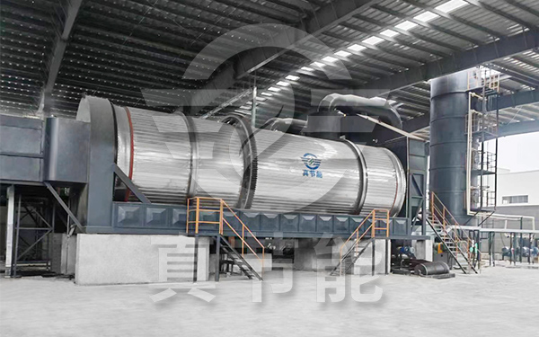 酒糟烘干設備案例現(xiàn)場