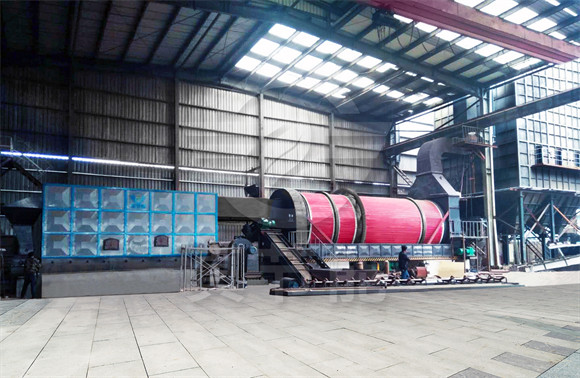 果渣烘干設備的案例現(xiàn)場