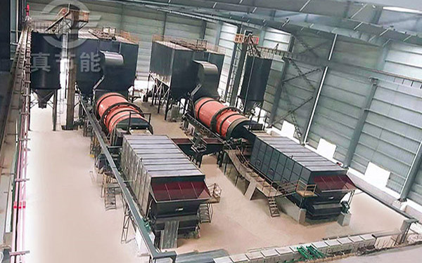 醬油渣烘干機(jī)運(yùn)行現(xiàn)場